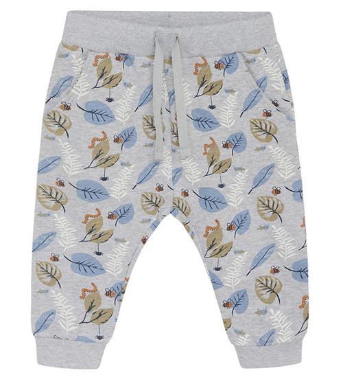Hust and Claire Sweatpants - Gordon - Pearl Grey Melange m. Blad