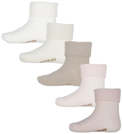 Wheat Strømper - 5-pak - Gaveæske - Evig - Rose