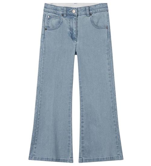 Stella McCartney Kids Jeans - Lyseblå m. Logo