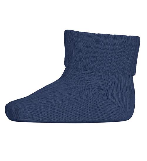 MP Strømper - Rib - True Blue
