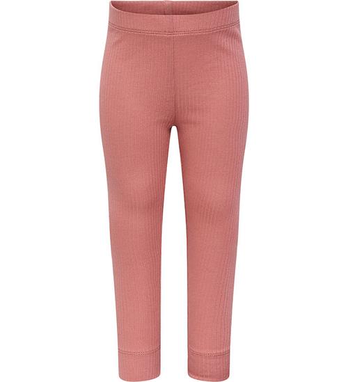 Hummel Leggings - Rib - hmlRene - Dusty Rose