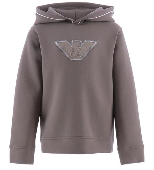 Emporio Armani Hættetrøje - Mud m. Logo