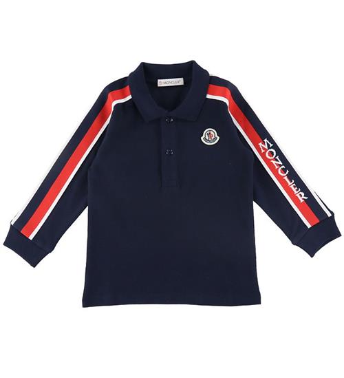Moncler Polobuse - Navy m. Rød