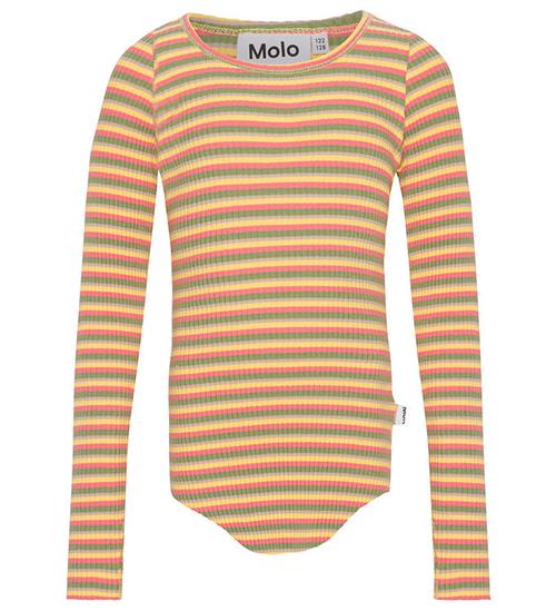 Molo Bluse - Rib - Rochelle - Sun Coral Moss