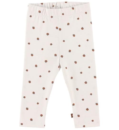 Smallstuff Leggings - Jordbær - White/Rosehip