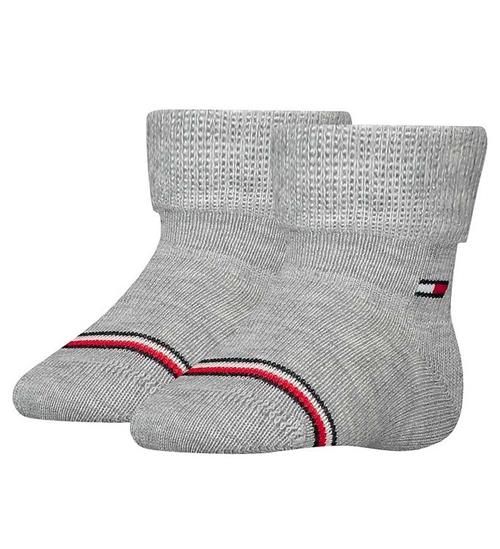 Tommy Hilfiger Strømper - 2-pak - Light Grey