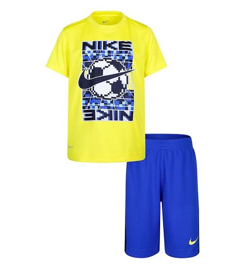 Nike Shortssæt - T-shirt/Shorts - Dri-Fit - Game Royal
