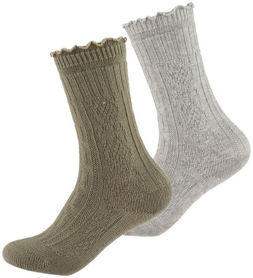 Noa Noa miniature Knæstrømper - Mini Girl Ducca - Beige/Grey