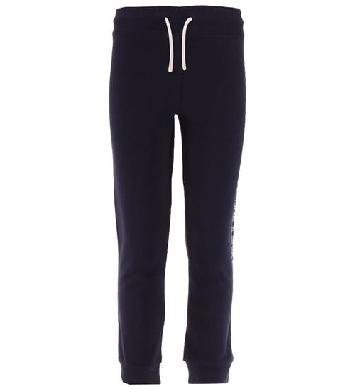 GANT Sweatpants - Crest Shield - Evening Blue m. Rød