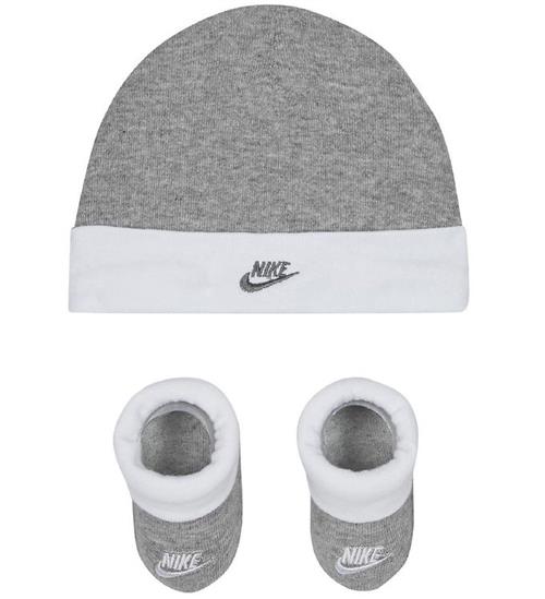Nike Sæt - Hue/Strømper - Futura - Dark Grey Heather