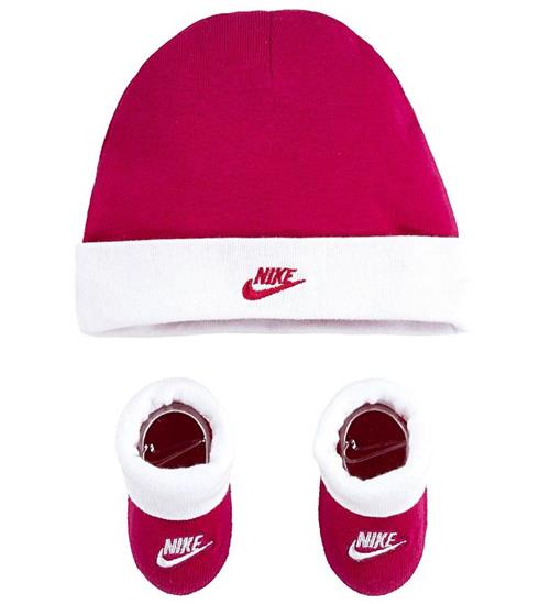 Nike Sæt - Hue/Strømper - Futura - Rush Pink