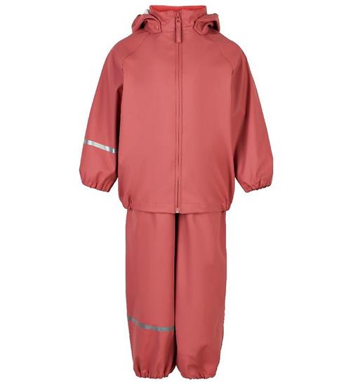 CeLaVi Regntøj m. Seler - Recycled PU - Dusty Ceder