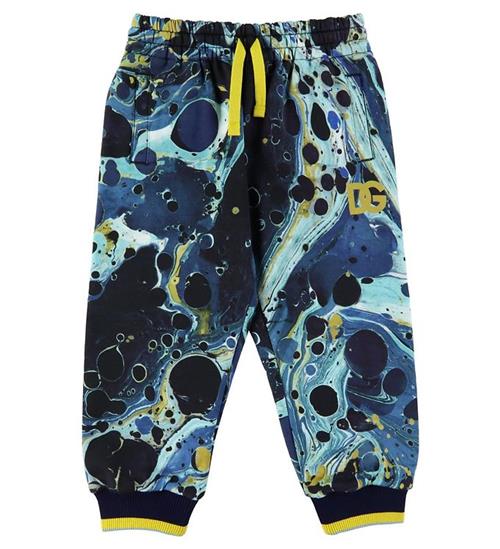 Dolce & Gabbana Sweatpants - Magnificent - Blå Marmor