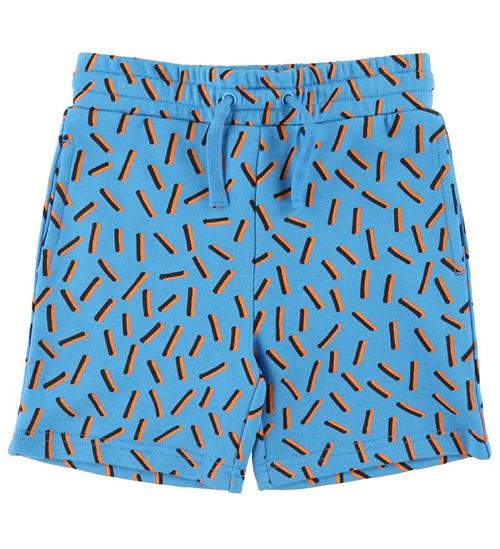 Stella McCartney Kids Sweatshorts - Blå m. Orange