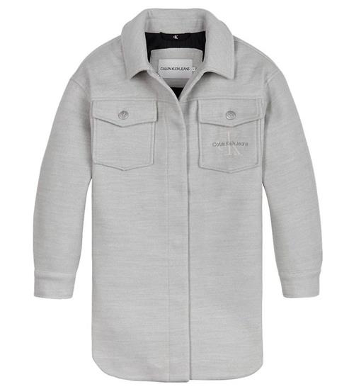 Calvin Klein Frakke - Lysegråmeleret