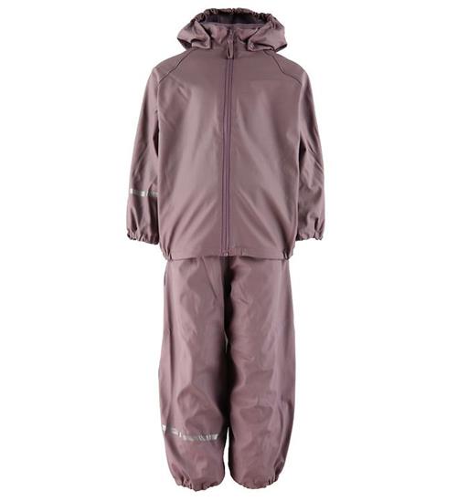CeLaVi Regntøj m. Seler/Fleece - Recycle PU - Moonscape