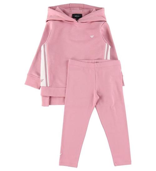 Emporio Armani Hættetrøje/Leggings - Rosa