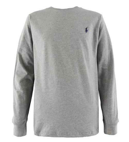 Polo Ralph Lauren Bluse - Core Replen - Gråmeleret