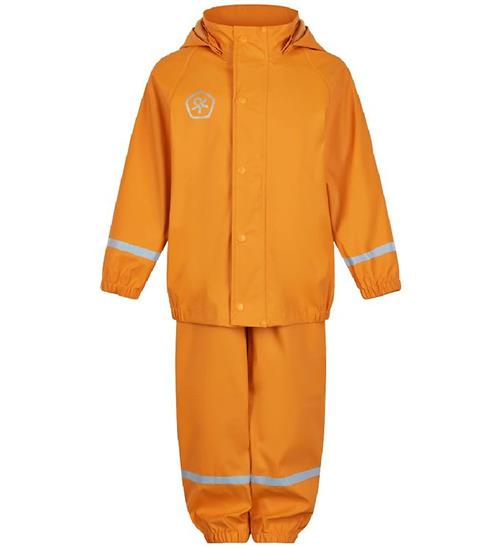 Color Kids Regntøj m. Seler - PU - Cadmium Yellow