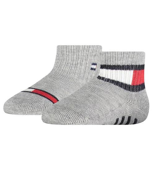 Tommy Hilfiger Gåstrømper - 2-pak - Grå