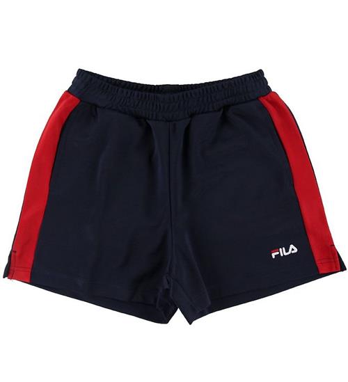 Se Fila Shorts - Belen - Navy/Rød ved KidsWorld