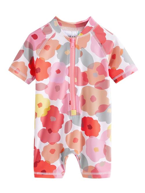 Next Badedragt  gul / lilla / lys pink / hvid