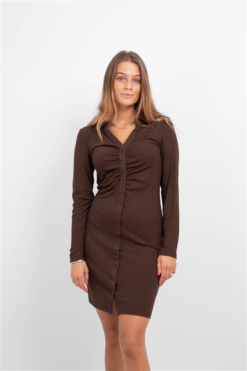 Siva Polo Kjole - Hot Fudge - M - ONLY