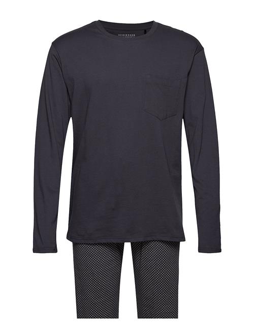 Pyjama Long Schiesser Grey