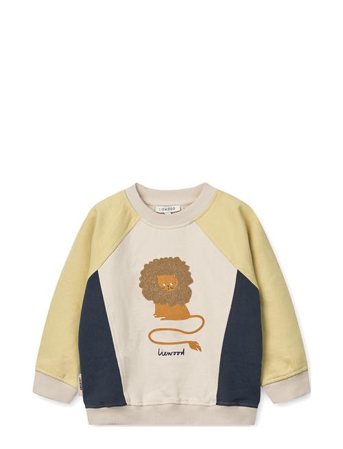 Aude Placement Sweatshirt Liewood Cream