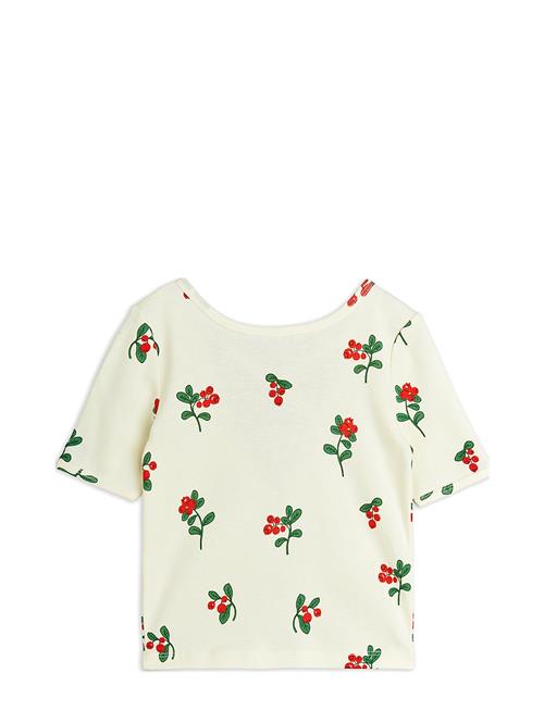 Lingonberries Aop Ballet Ss Tee Mini Rodini White