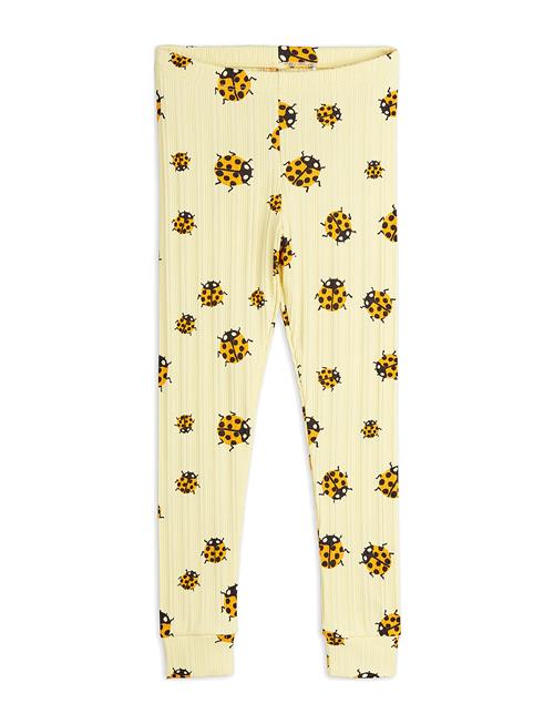 Ladybugs Aop Leggings Mini Rodini Yellow