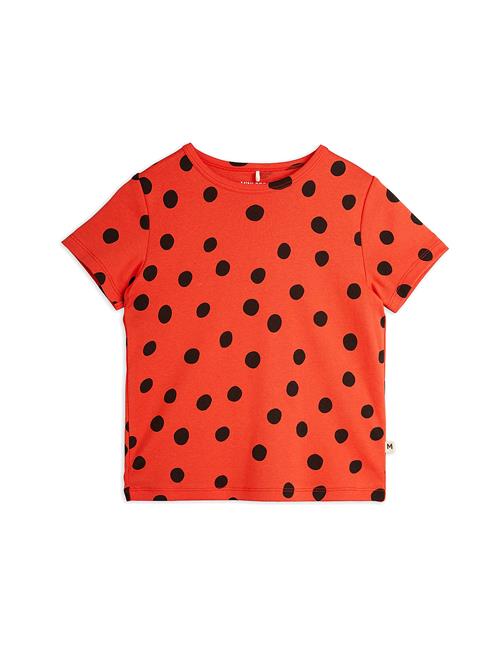 Dots Aop Ss Tee Mini Rodini Red