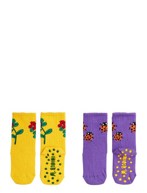 Lingonberries 2-Pack Anti-Slip Socks Mini Rodini Patterned