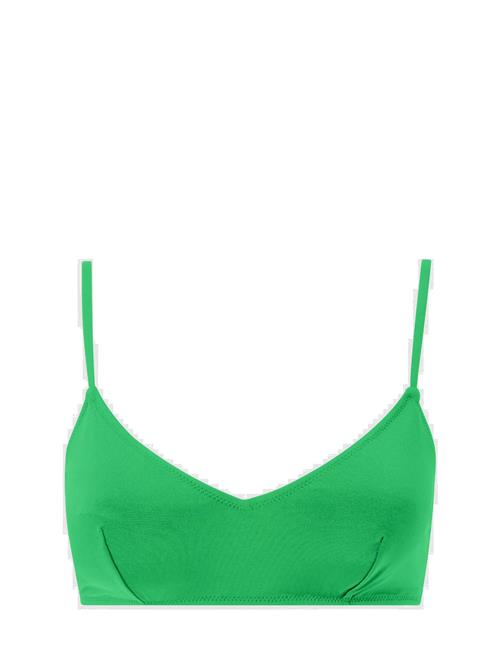 Strappy Scoop Bikini Top Understatement Underwear Green