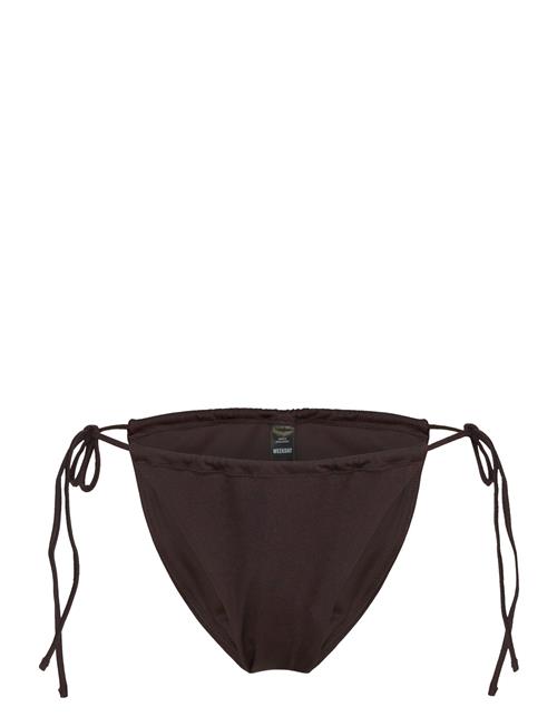 Strappy Tie Bikini Bottoms Weekday Brown
