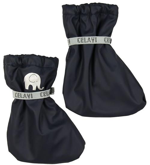 CeLaVi Overtrækssko m. Fleece - PU - Navy