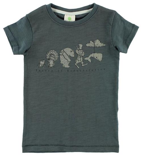 En Fant T-shirt - Gate - Mørk Petroleum m. Dyr