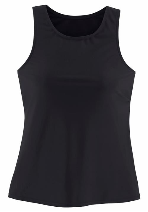 LASCANA Tankini-overdel  sort