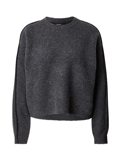VERO MODA Pullover 'Zora'  mørkegrå / sort