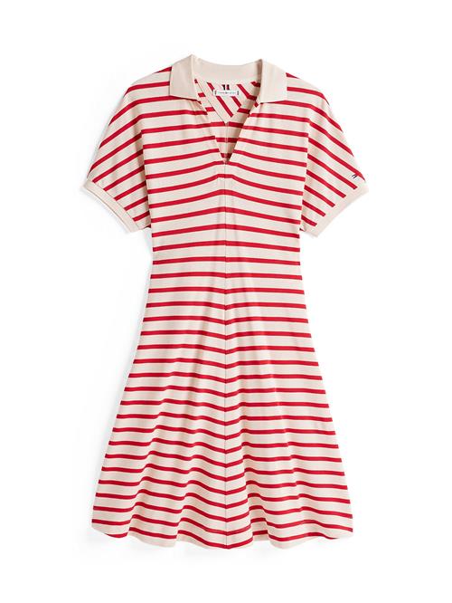 TOMMY HILFIGER Kjole  rød / hvid