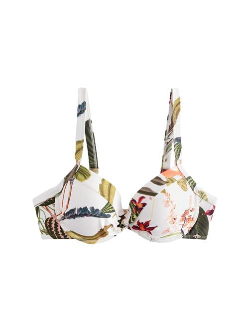 Next Bikinioverdel  creme / navy / grøn / rød
