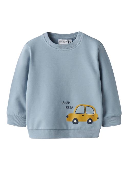 NAME IT Sweatshirt 'NBMVONNE'  røgblå / gul / sort / hvid