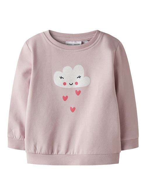 Se NAME IT Sweatshirt 'NBFVRILLIE'  creme / lilla / cranberry ved About You