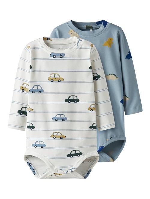 NAME IT Sparkedragt/Body 'NBMVROELS'  navy / dueblå / lysebrun / hvid