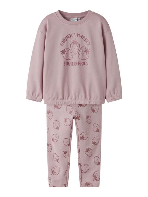 NAME IT Joggingdragt 'NMFVILUBA'  lilla / magenta