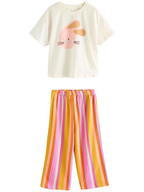 Next Sæt  aqua / orange / lys pink / hvid