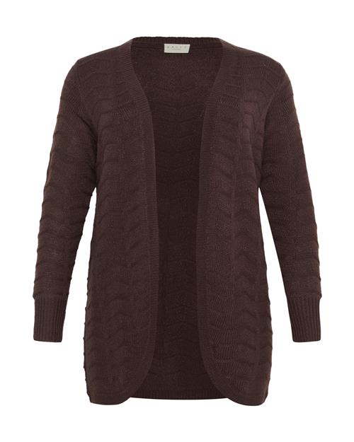 KAFFE CURVE Cardigan 'Emana'  mørkebrun