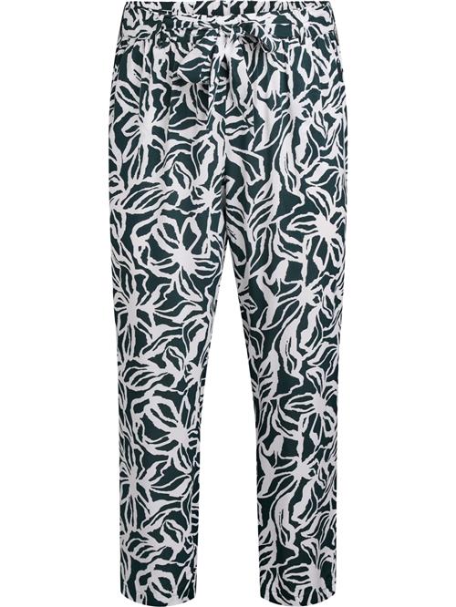 Zizzi Bukser 'Flbilly'  gran / hvid