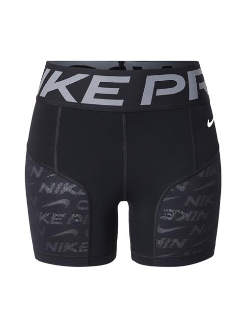 NIKE Sportsbukser  lysegrå / sort