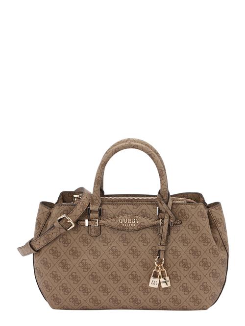 GUESS Håndtaske 'ZAMIRA'  camel / brokade